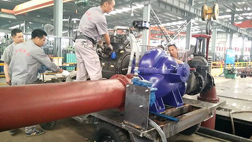 我司大型便攜式柴油機(jī)單級(jí)雙吸中開式離心泵測試現(xiàn)場<div   id="m50uktp"   class="box-center">  ！