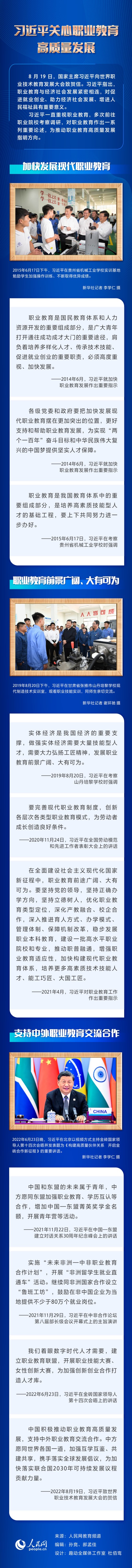 習(xí)近平關(guān)心職業(yè)教育高質(zhì)量發(fā)展